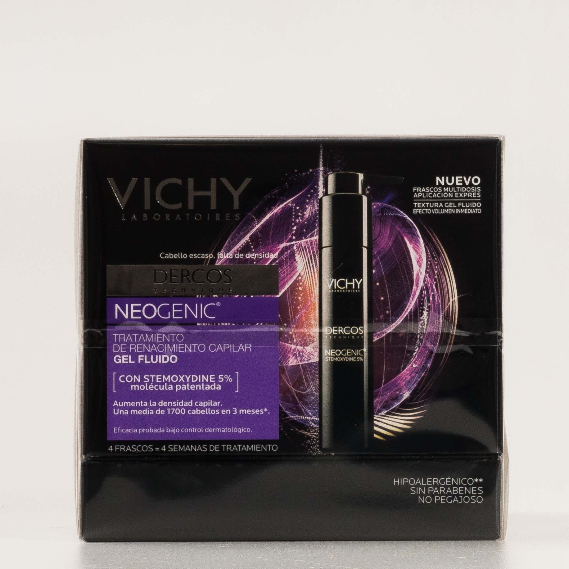 Vichy Dercos Neogenic Gel Fluido 4 Tubos