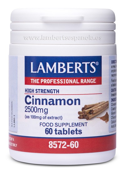 LAMBERTS Canela 2.500mg, 60 comprimidos.