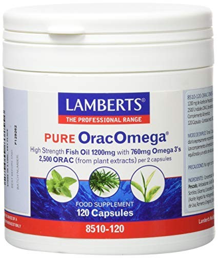 LAMBERTS OracOmega® Puro, 120 cápsulas.