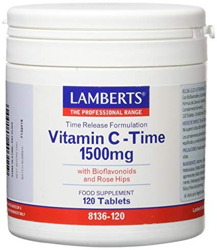 LAMBERTS Vitamina C 1500 mg. Liberación Sostenida, 120 comprimidos.