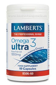 LAMBERTS Omega 3 Ultra , 60 cápsulas.