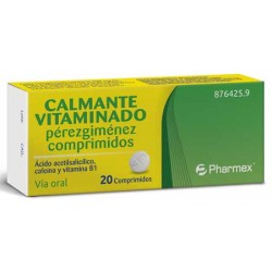 Calmante Vitaminado Perezgimenez, 20 comprimidos.