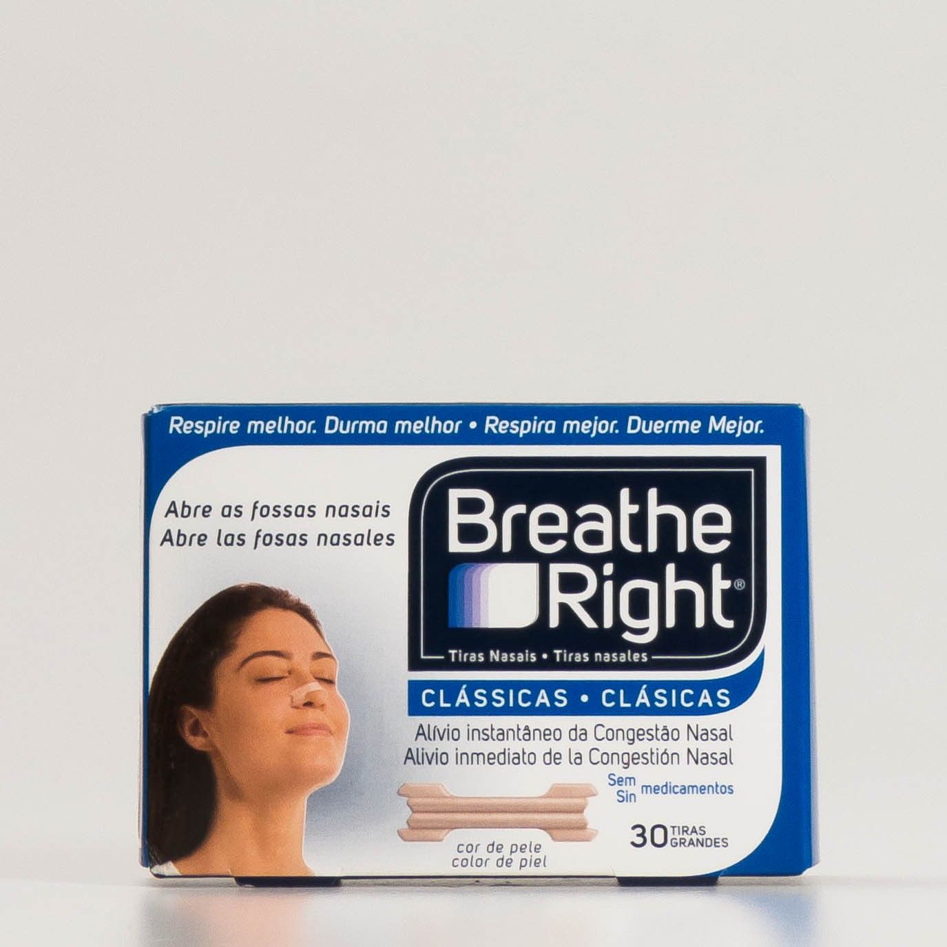 Comprar Breathe Right Tiras Nasales Medianas, 30 Uds al mejor precio