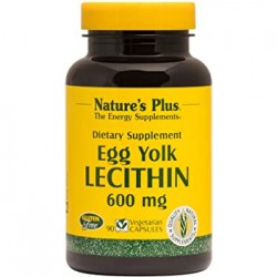 Natures Plus Lecitina De Huevo 600 mg 90 caps.