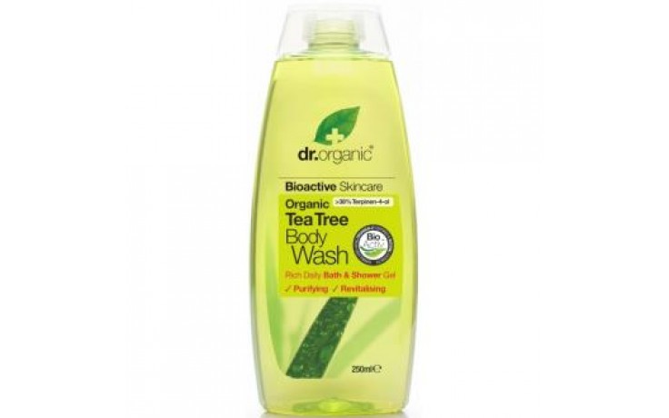 Dr Organic Gel de ducha de Árbol de Té, 250ml.