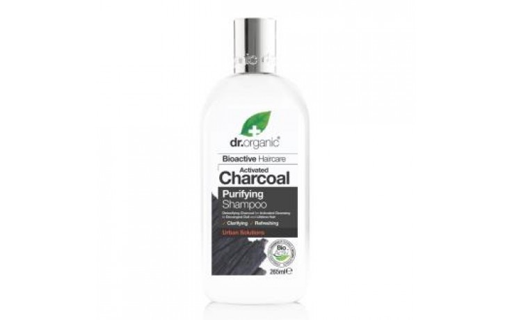 Dr Organic Champú de Carbón Activo, 265ml.