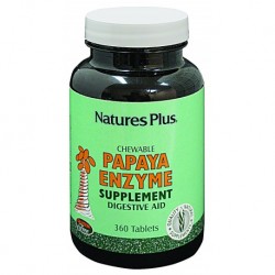 Nature’s plus papaya enzyme 360 comp. mastic.