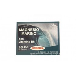 Integralia Magnesio Marino con Vitamina B6 30 Cápsulas