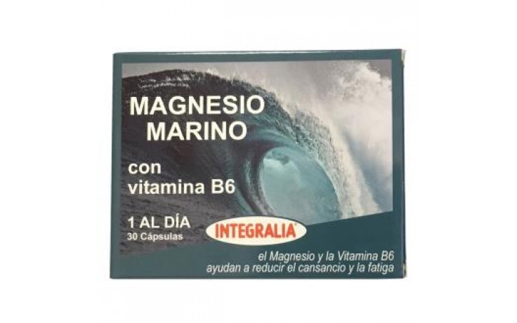 Integralia Magnesio Marino con Vitamina B6 30 Cápsulas