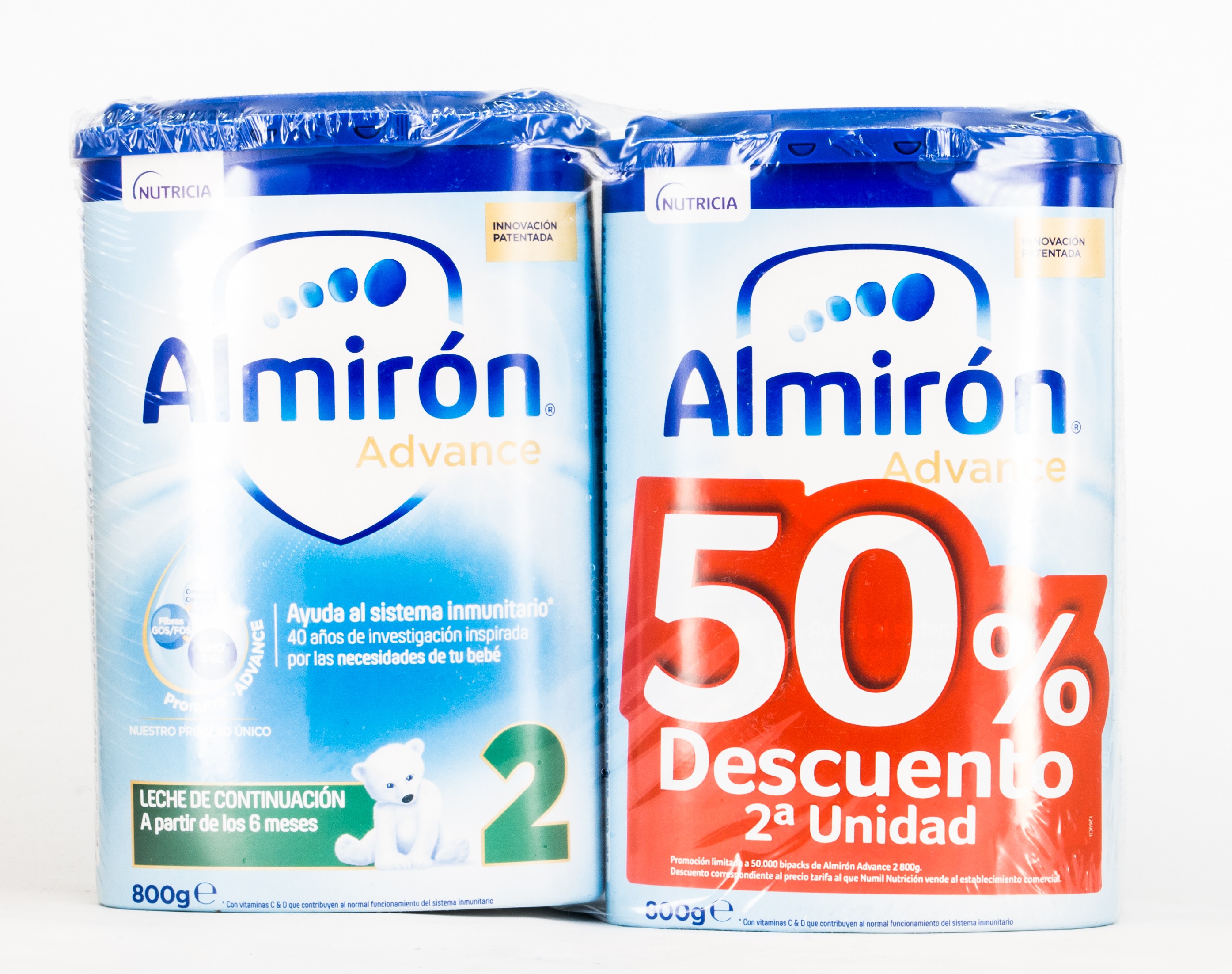 Descuento de 3€ al MOMENTO En las leches Almirón 2, Almirón 3