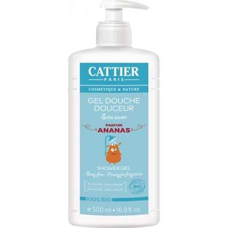 Cattier Gel de Ducha suave para niños, 500ml.