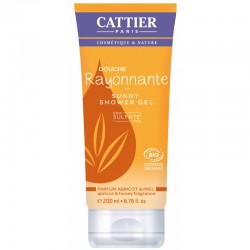 Cattier Gel de ducha Sunny Albaricoque, 200ml.