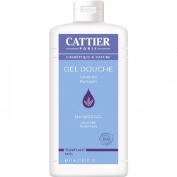 Cattier Gel de ducha tonificante, 1L.