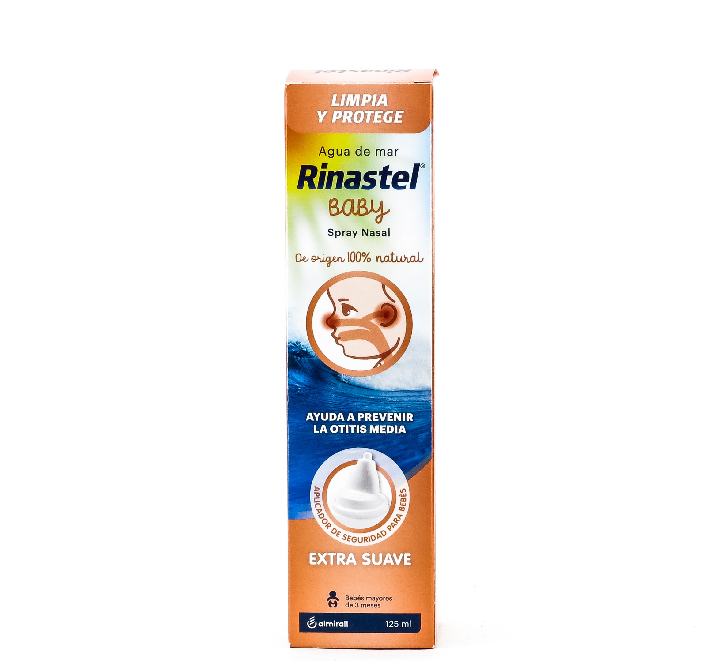 Comprar Rinastel Baby Spray Nasal Agua de Mar, 125ml al mejor precio
