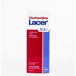 Lacer Colutorio Clorhexidina 0.2%, 500ml.