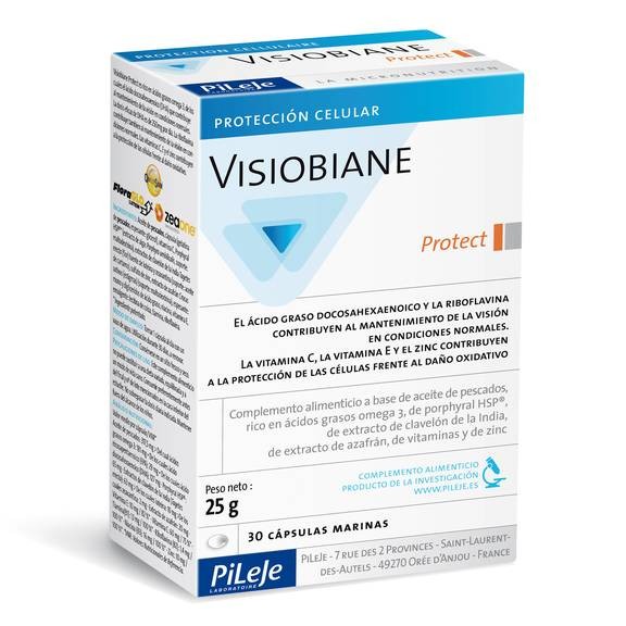 Pileje Visiobiane Protect, 30 cápsulas.