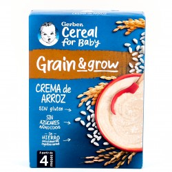 Gerber Papilla Crema de Arroz, 250g.