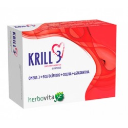 Herbovita Krill 3, 60 cápsulas| Farmacia Barata