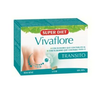 Super Diet Vivaflore Tránsito 400 mg, 150 Comprimidos.