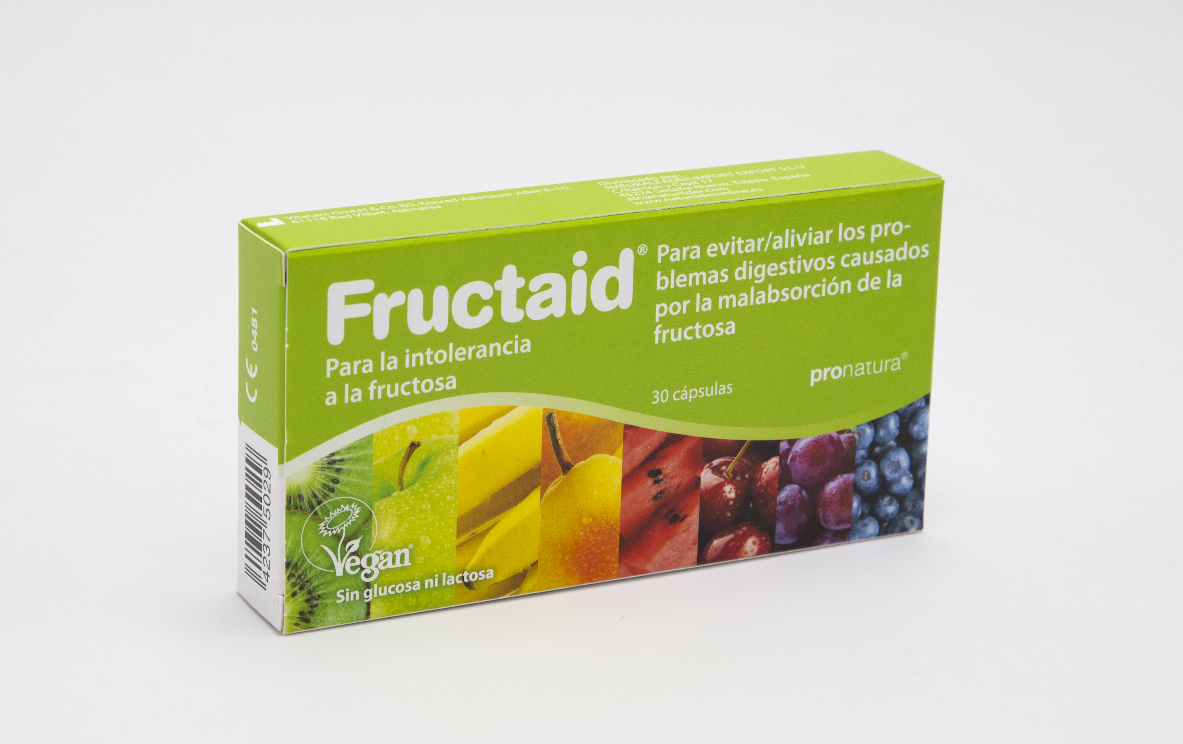 Naturlider Pronatura Fructaid, 30 cápsulas| Farmacia Barata