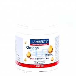 LAMBERTS Omegas 3,6,9 1200 mg, 120 cápsulas.