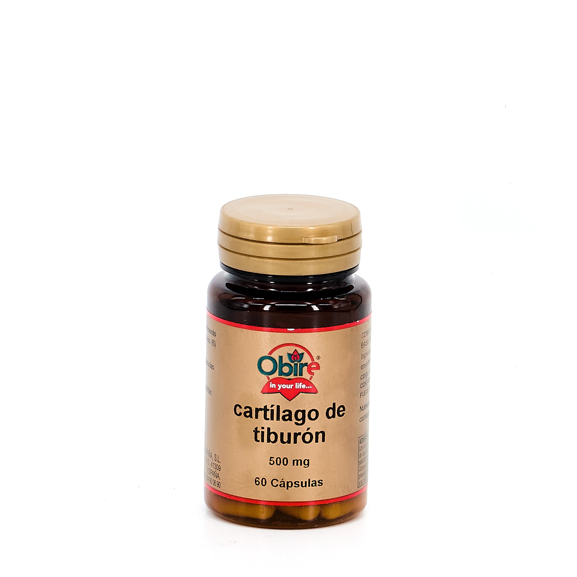 Obire cartílago de tiburón 500mg 60 cápsulas