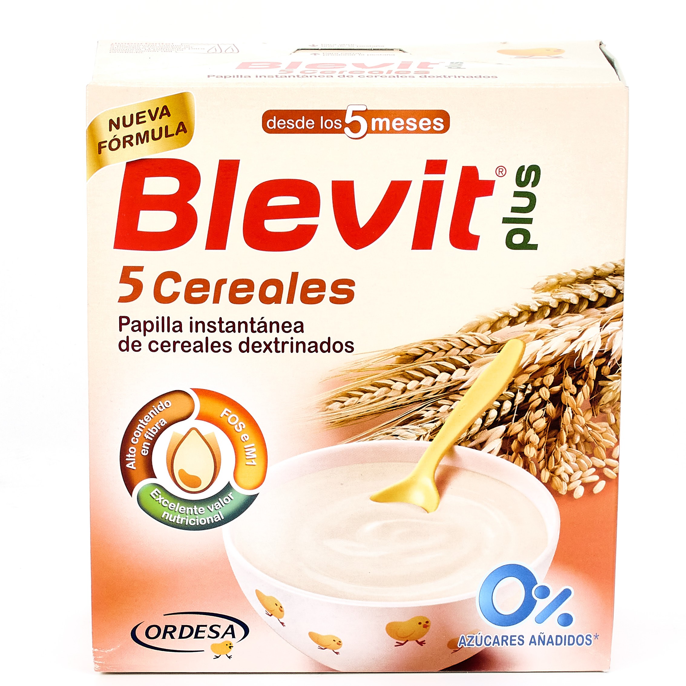 Comprar Blevit plus 5 Cereales, 600g al mejor precio