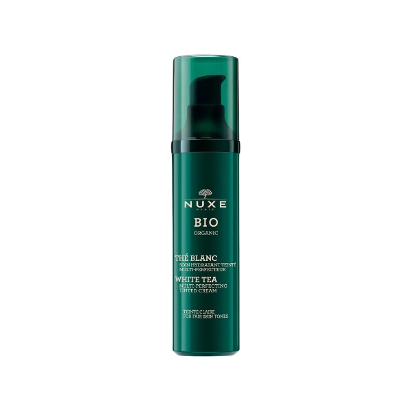 Nuxe BIO tratamiento hidratante color claro té blanco, 50 ml