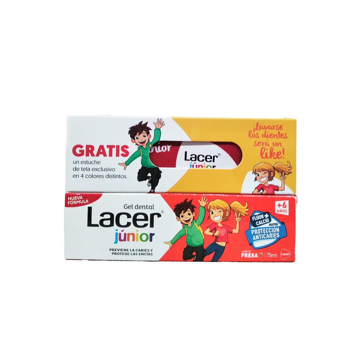 Comprar Lacer Junior Gel Dental Sabor Fresa, 75ml al mejor precio