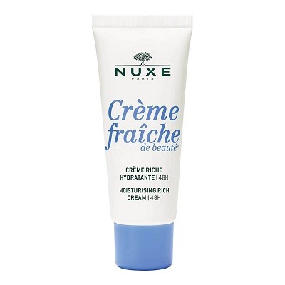 Nuxe Crème Fraîche de Beauté crema rica hidratante pieles secas 48H, 30 ml