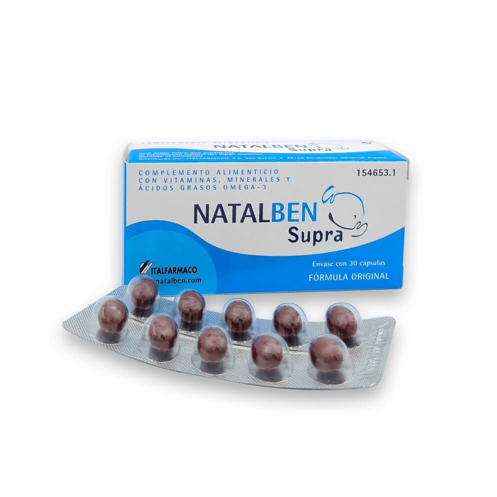 Natalben Supra Embarazo 30 cápsulas – ParaFarmaciasOnline