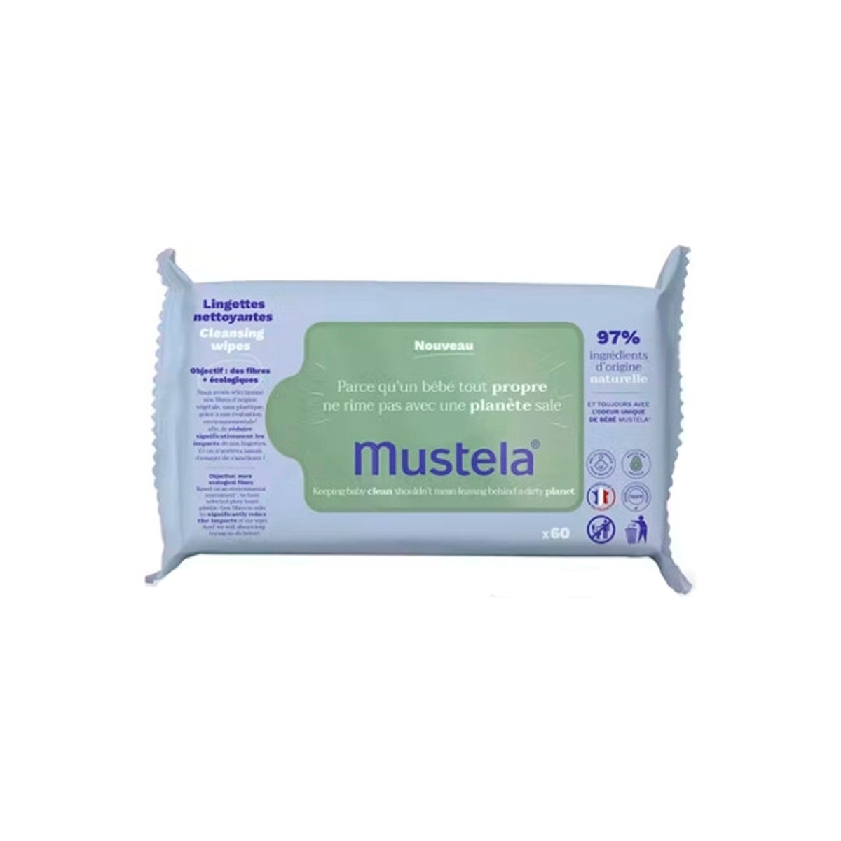 Comprar Mustela Toallitas húmedas 60 toallitas al mejor precio