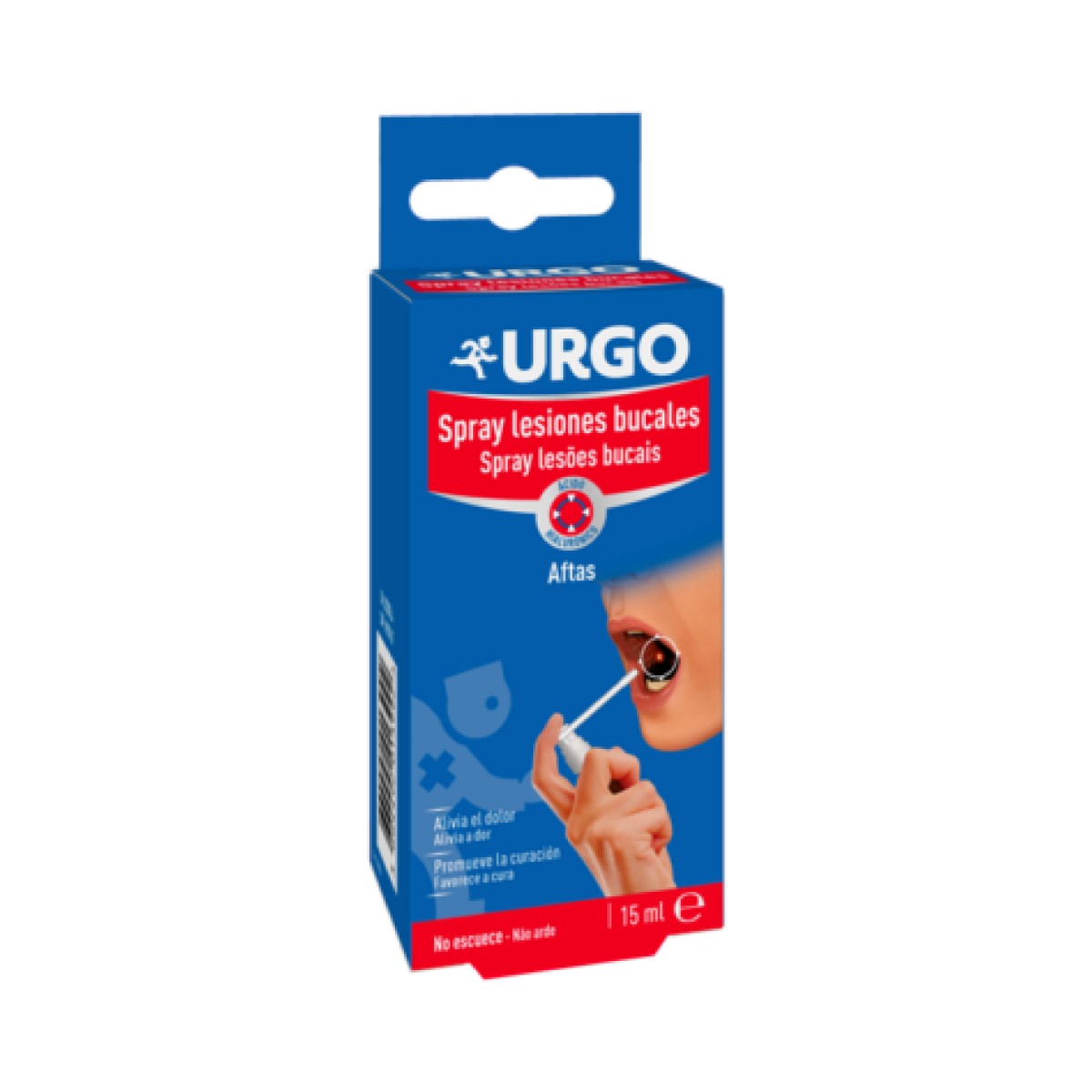 Urgo spray lesiones bucales aftas, 15 ml