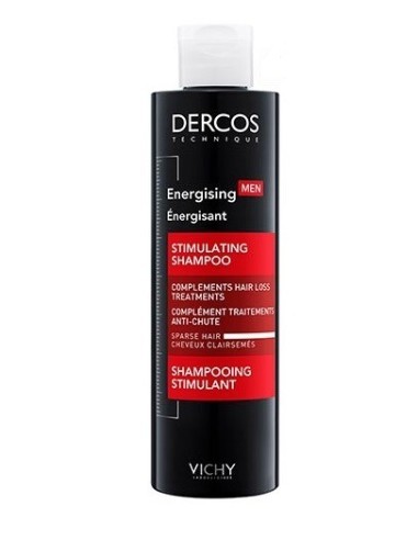 Dercos Energising Men Champú Estimulante, 200ml.