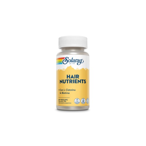 Solaray Hair Nutrients, 60 cápsulas veganas