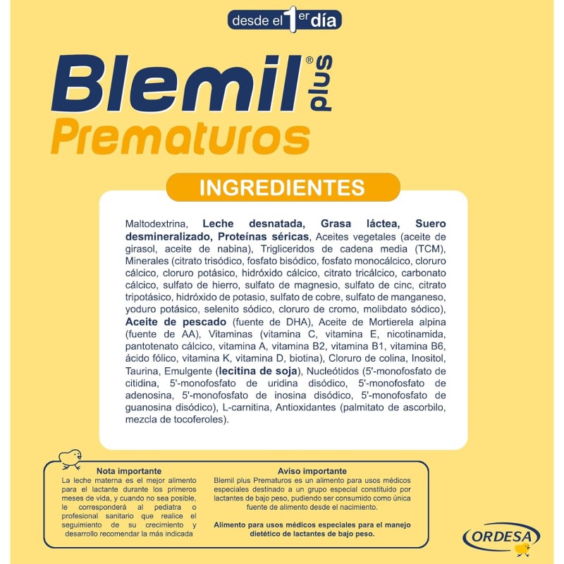 BLEMIL PLUS AR 800 GR - Mamá y Bebé