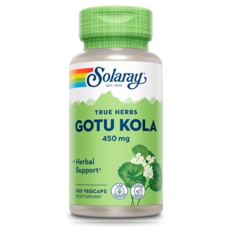 Solaray Gotu Kola 450mg - 100 vegcaps