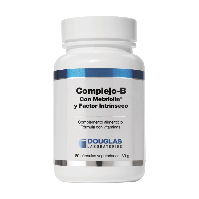 Douglas Labs Complejo-B, Metafolin + Factor intrínseco, 60 vegicaps.