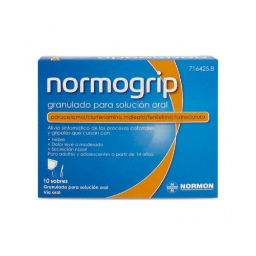 Normogrip 650mg sobres