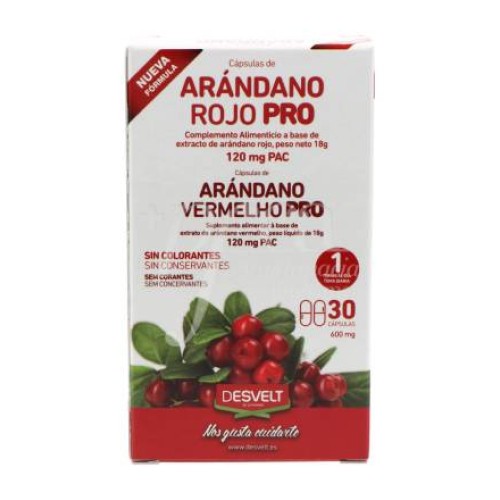 Arandano Rojo 30 capsulas 600mg