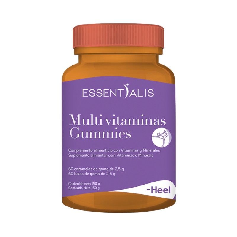 Essentialis Multi vitaminas, 60 Gummies