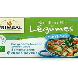 Primeal Caldo Verduras Legumes Sin Sal, 8 sobres