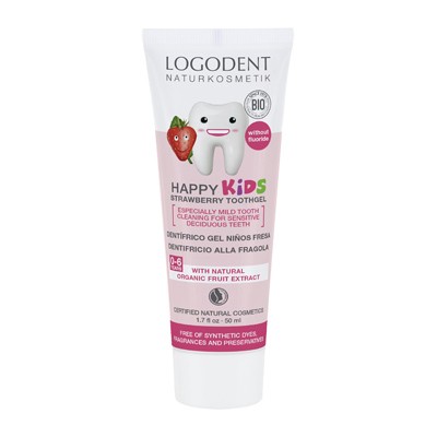 Logona Dentífrico Niños Fresa, 50ml.