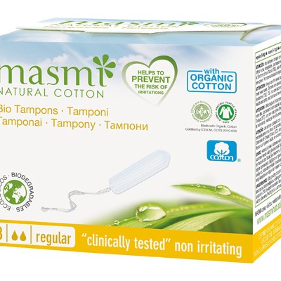 Masmi Tampon Digital Regular, 18 unidades.