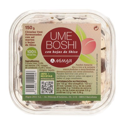 Mimasa Umeboshi Shiso, 150g.