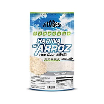 Vitobest Harina de Arroz Neutra, 1kg