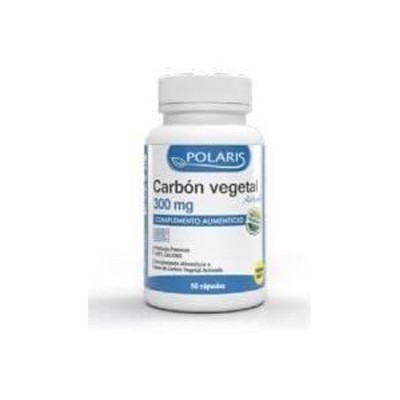 Polaris Carbon Vegetal, 50 cápsulas 300mg