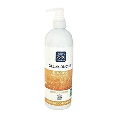 Naturabio Gel Ducha Nutritivo Miel Avena, 740ml