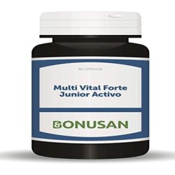 Bonusan Multi Vital Forte Junior Activo, 60 cápsulas.