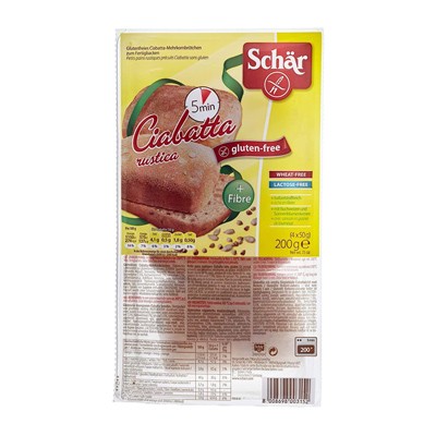 Dr. Schar Ciabattine Rustico, 200g.